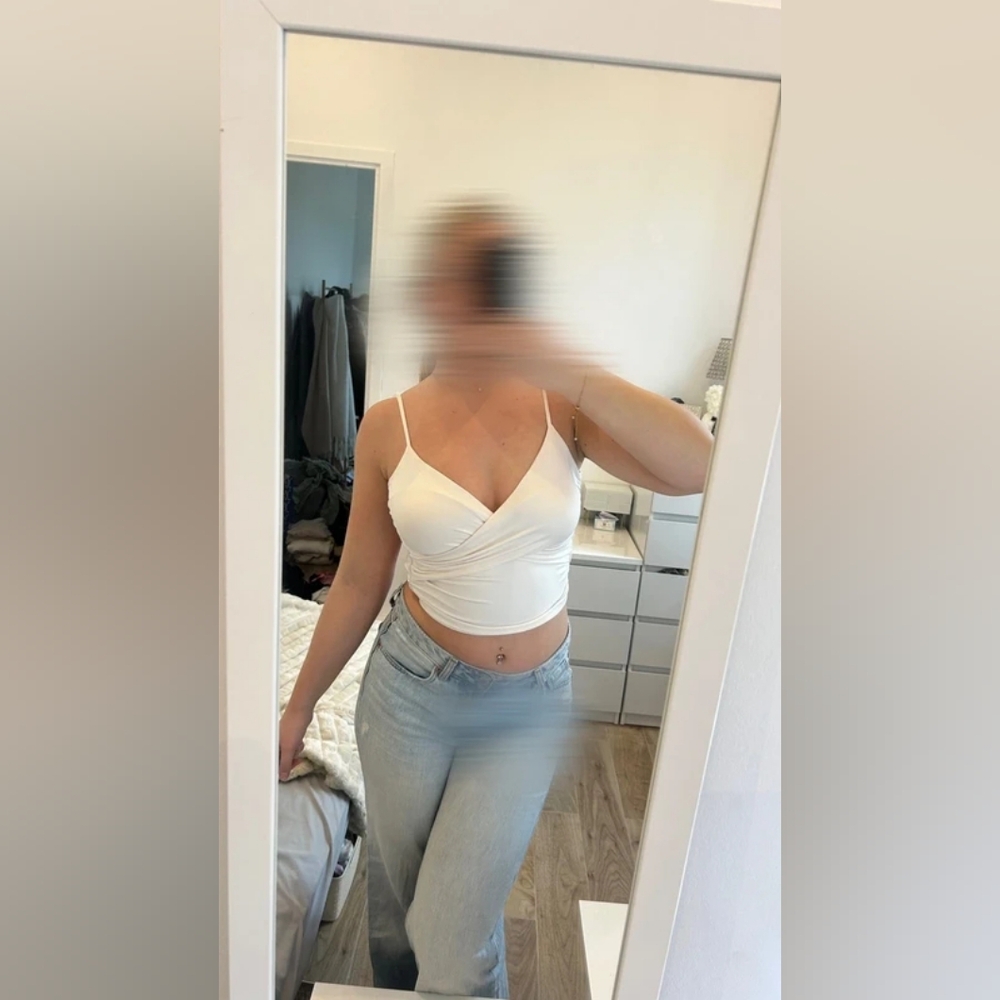 White Asos Tank Top, Size M